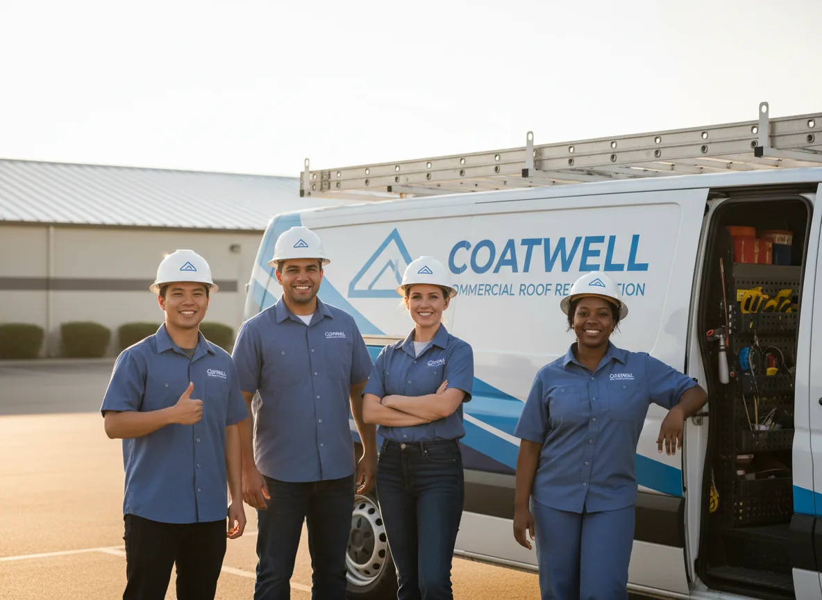 Commercial roof coating company in Lothian, MD